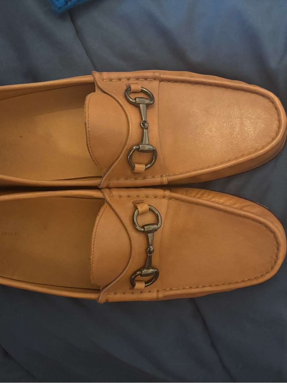 Quince Tan Leather Horsebit Loafers for Men